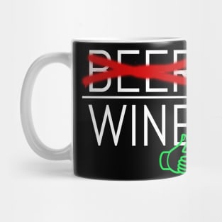 No Beer Yes Wine, Sommelier Mug